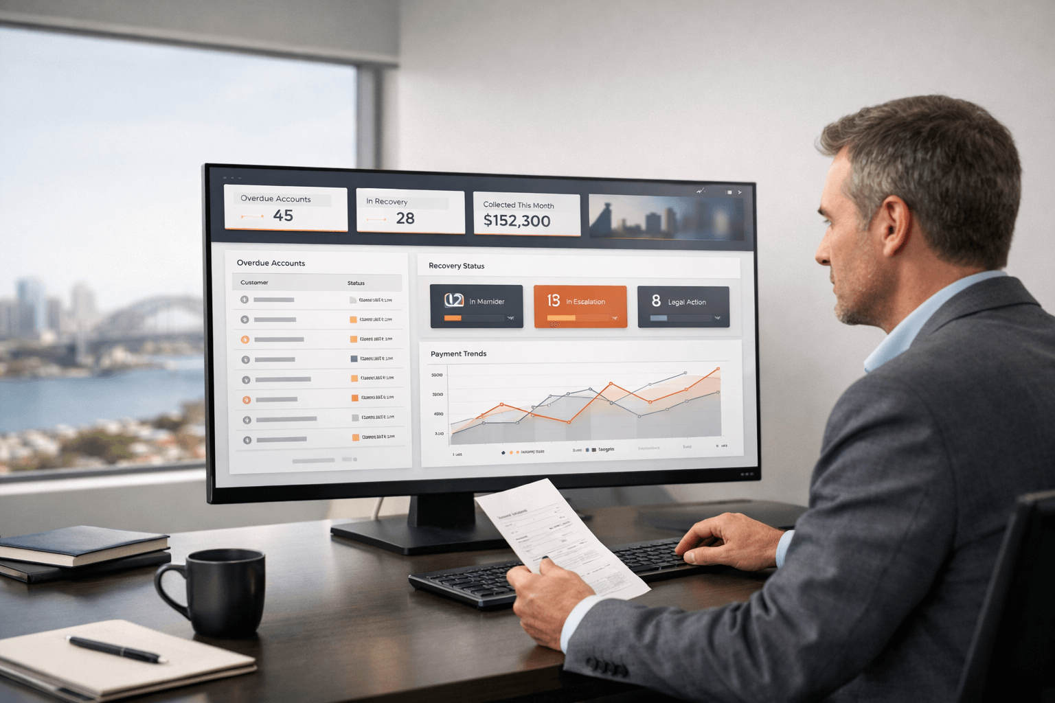 self-service debt recovery image 3 - Guardian Recover dashboard interface preview